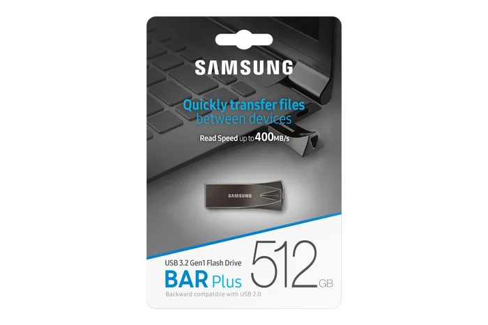 Samsung BAR Plus 512 GB Titan Gray USB 3.1