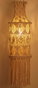 DKD Home Decor Pantalla de Algodón Macramé Tejido a Mano Crudo 25x25x108 cm