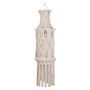 DKD Home Decor Pantalla de Algodón Macramé Tejido a Mano Crudo 25x25x108 cm