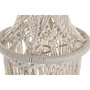 DKD Home Decor Pantalla de Algodón Macramé Tejido a Mano Crudo 25x25x108 cm