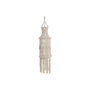 DKD Home Decor Pantalla de Algodón Macramé Tejido a Mano Crudo 25x25x108 cm