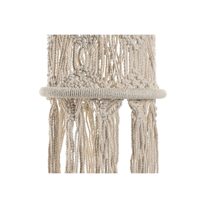 DKD Home Decor Pantalla de Algodón Macramé Tejido a Mano Crudo 25x25x108 cm DKD Home Decor Pantalla de Algodón Macramé Tejido a Mano Crudo 25x25x108 cm