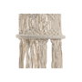 DKD Home Decor Pantalla de Algodón Macramé Tejido a Mano Crudo 25x25x108 cm