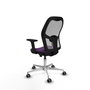 PIQUERAS Y CRESPO Silla de oficina Jorquera Morado y Gris