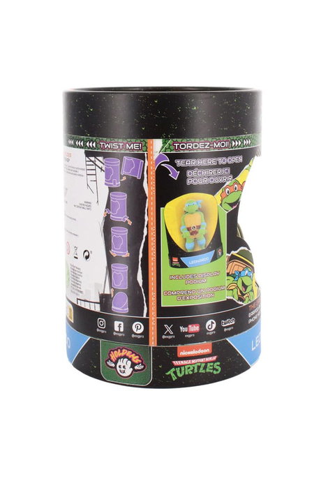 Exquisite Gaming Tortugas Ninja Mini-Soporte Holdems Leonardo 10 cm