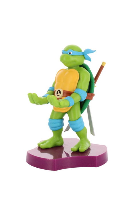 Exquisite Gaming Tortugas Ninja Mini-Soporte Holdems Leonardo 10 cm