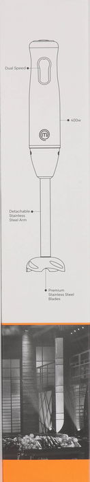 Masterchef Batidora de Mano y Pie Inox 400W 8 cm x 7 cm x 35.3 cm (8 Unidades)