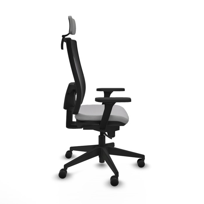 PIQUERAS Y CRESPO Silla de oficina Horna Gris claro con mecanismo Sincro PIQUERAS Y CRESPO Silla de oficina Horna Gris claro con mecanismo Sincro