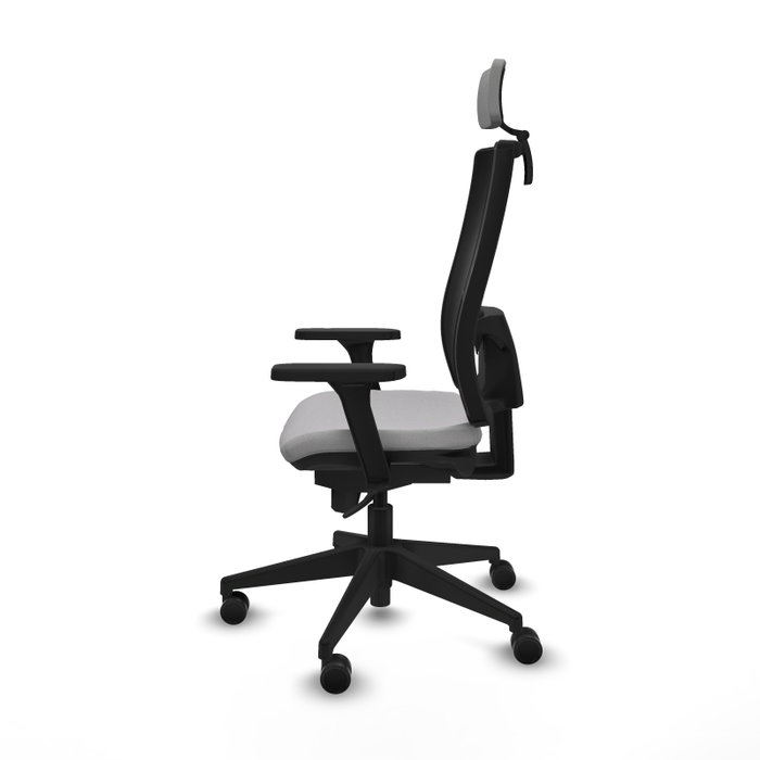 PIQUERAS Y CRESPO Silla de oficina Horna Gris claro con mecanismo Sincro PIQUERAS Y CRESPO Silla de oficina Horna Gris claro con mecanismo Sincro