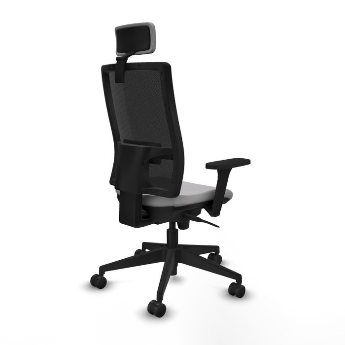 PIQUERAS Y CRESPO Silla de oficina Horna Gris claro con mecanismo Sincro PIQUERAS Y CRESPO Silla de oficina Horna Gris claro con mecanismo Sincro