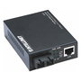 Intellinet Convertidor de Medios Fast Ethernet 10/100 FX/TX SC a RJ-45, 100 Mbit/s, 2000 m, Negro, Metal