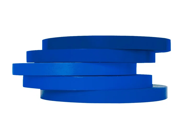 Q-connect Cinta Adhesiva Azul para Cerrar Bolsas, 66 m x 9 mm, para Máquinas Precintadoras, Rollo