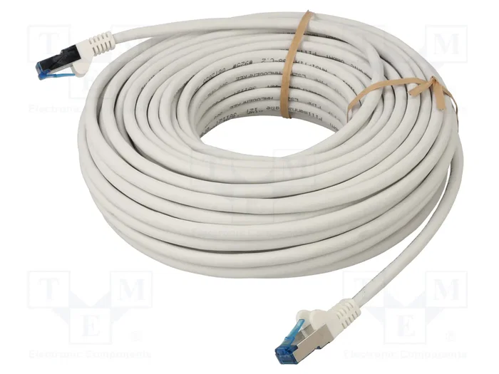 GOOBAY Patch cord S/FTP Cat 6a RJ45 20m blanco