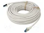 GOOBAY Patch cord S/FTP Cat 6a RJ45 20m blanco