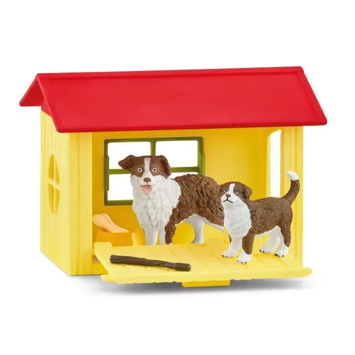 Schleich 42573 Nicho de perros Rangera mundial agrícola