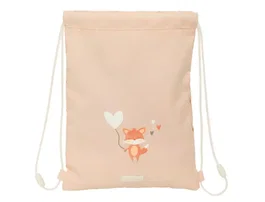 Bolsa Mochila con Cuerdas Safta Flores 26 x 34 x 1 cm
