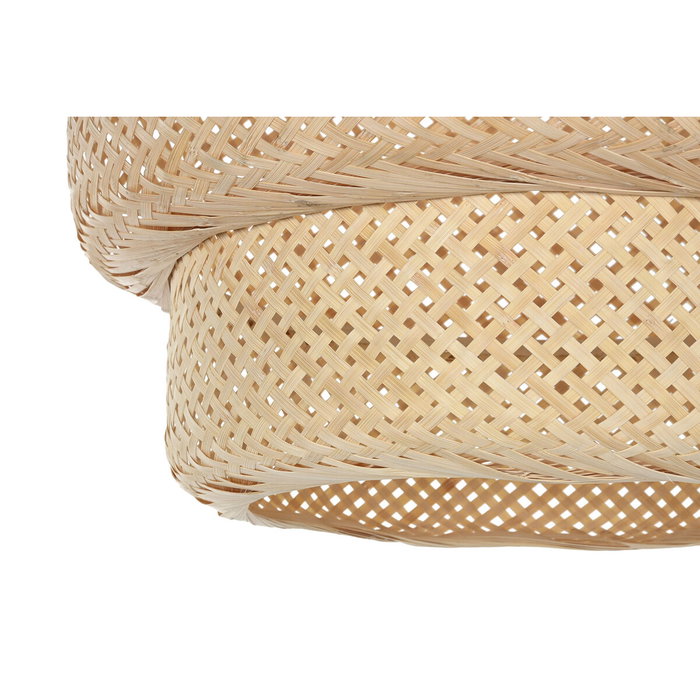 DKD Home Decor Lámpara de Techo de Bambú Marrón Claro