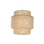DKD Home Decor Lámpara de Techo de Bambú Marrón Claro