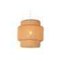 DKD Home Decor Lámpara de Techo de Bambú Marrón Claro