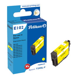 Pelikan E102 Cartucho de Tinta Amarillo Alto Rendimiento (XL)