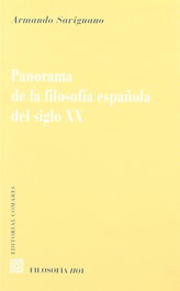 Panorama de la filosofía española del siglo XX, Armando Savignano - COMARES