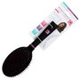 Cosmetic Club Cepillo Pelo Plano Redondo Detalles Colores Surtidos Blanco Azul Fucsia