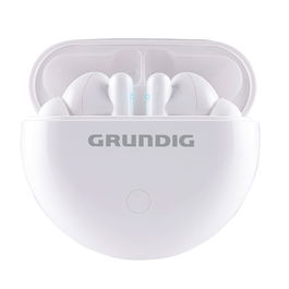 Grundig Earbuds Auriculares Inalámbricos Bluetooth con Estuche Blanco