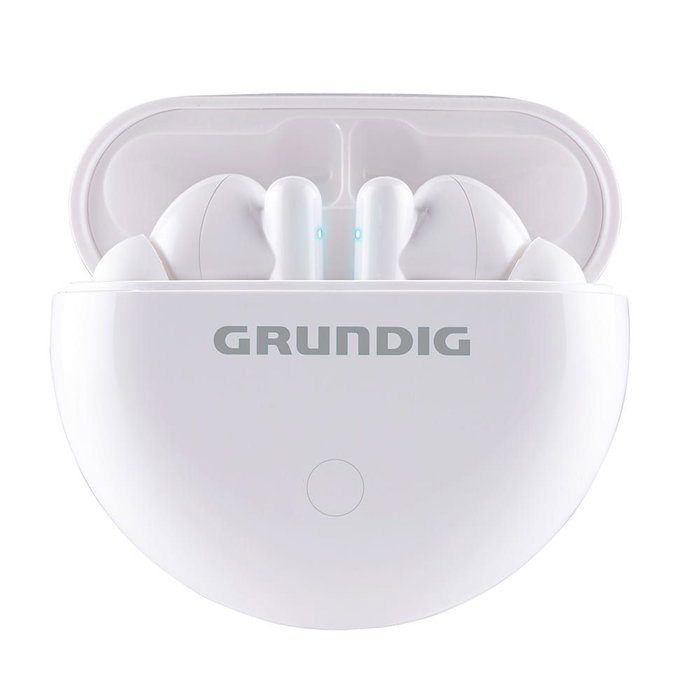 Grundig Earbuds Auriculares Inalámbricos Bluetooth con Estuche Blanco Grundig Earbuds Auriculares Inalámbricos Bluetooth con Estuche Blanco