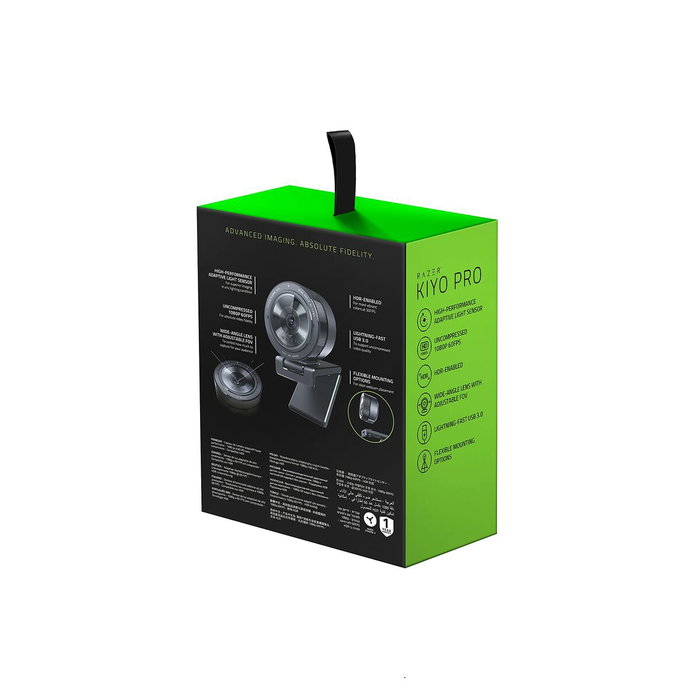 Razer Kiyo Webcam 4 MP Full HD Negro RZ19-02320100-R3M1 Razer Kiyo Webcam 4 MP Full HD Negro RZ19-02320100-R3M1