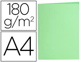 Liderpapel Subcarpeta DIN A4 Verde Pastel 180g/m2