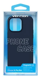Vention Funda de Silicona Líquida con MagSafe para iPhone 14 Pro Max - Azul Medianoche