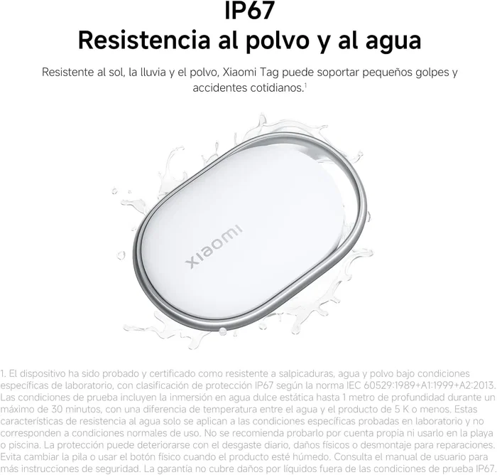 Xiaomi Tag Localizador Inteligente Blanco (1 Pack)