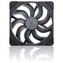 NOCTUA NF-A14x25 G2 PWM SX2-PP CHROMAX.BLACK Ventilador 140mm Negro 155.6 m³/h, 2 uds.