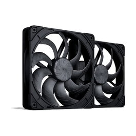NOCTUA NF-A14x25 G2 PWM Sx2-PP chromax.black de 140 mm (2 unidades)