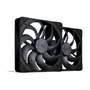 NOCTUA NF-A14x25 G2 PWM Sx2-PP chromax.black de 140 mm (2 unidades)