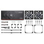 NOCTUA NF-A14x25 G2 PWM SX2-PP CHROMAX.BLACK Ventilador 140mm Negro 155.6 m³/h, 2 uds.