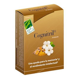 Cien por Cien Natural Cognitril 30 Cap. Mejora Cognitiva Memoria Rendimiento Intelectual
