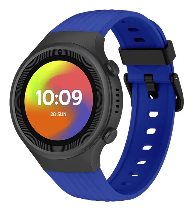 SPC Smartee 4G Junior Reloj Inteligente con GPS para Niños, Esfera Extraíble Tracker, Cámara, Llamadas 4G, Chat, SOS, IP68, Pantalla Táctil 1.2", Azul