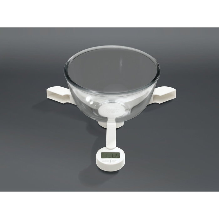 Joseph Joseph TriScale Báscula de Cocina Digital Blanca