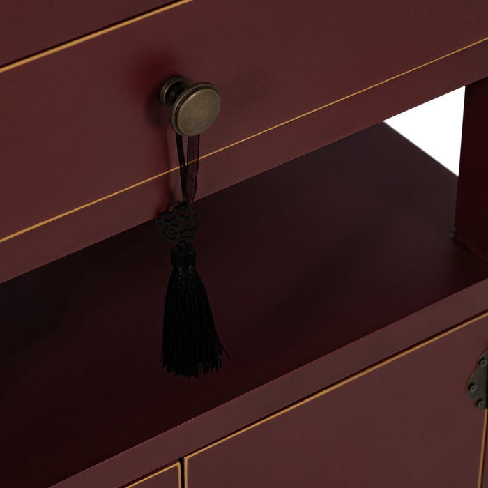 Mesita Teja Madera ''Oriente'' 50 X 40 X 66 cm