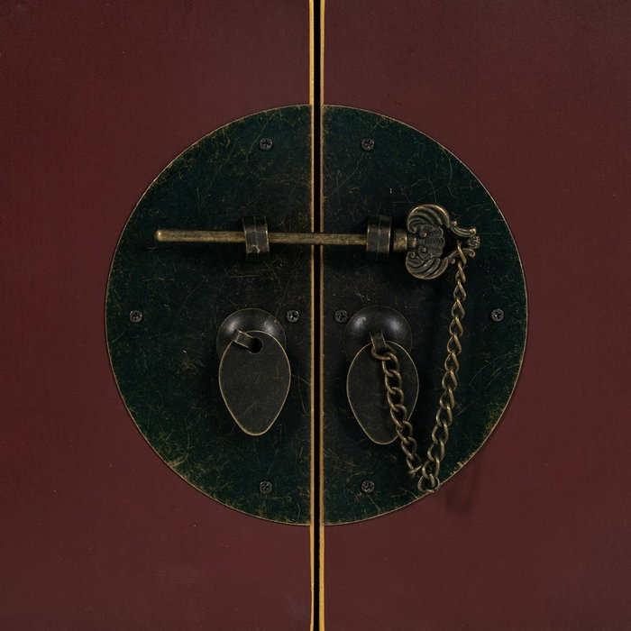 Mesita Teja Madera ''Oriente'' 50 X 40 X 66 cm