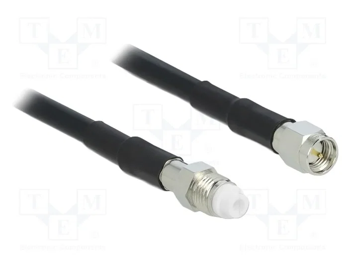 DeLOCK Cable coaxial RG-58 con conectores SMA y FME, 15 m