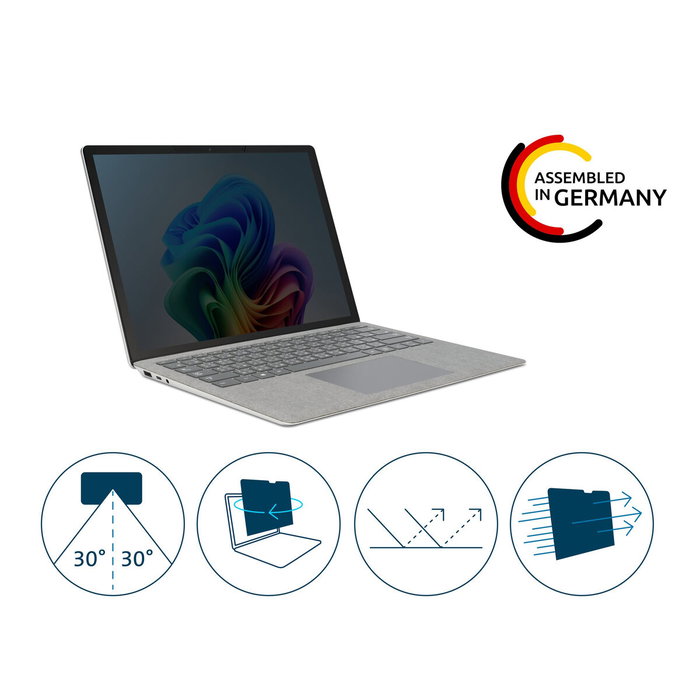 Kensington Filtro de privacidad extraíble 2 vías para Surface Laptop 7 15 pulgadas Kensington Filtro de privacidad extraíble 2 vías para Surface Laptop 7 15 pulgadas