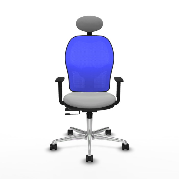 PIQUERAS Y CRESPO Silla de oficina Jorquera Gris claro y Azul PIQUERAS Y CRESPO Silla de oficina Jorquera Gris claro y Azul