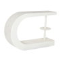 DKD Home Decor Consola de MDF Blanca con Acabado Rugoso