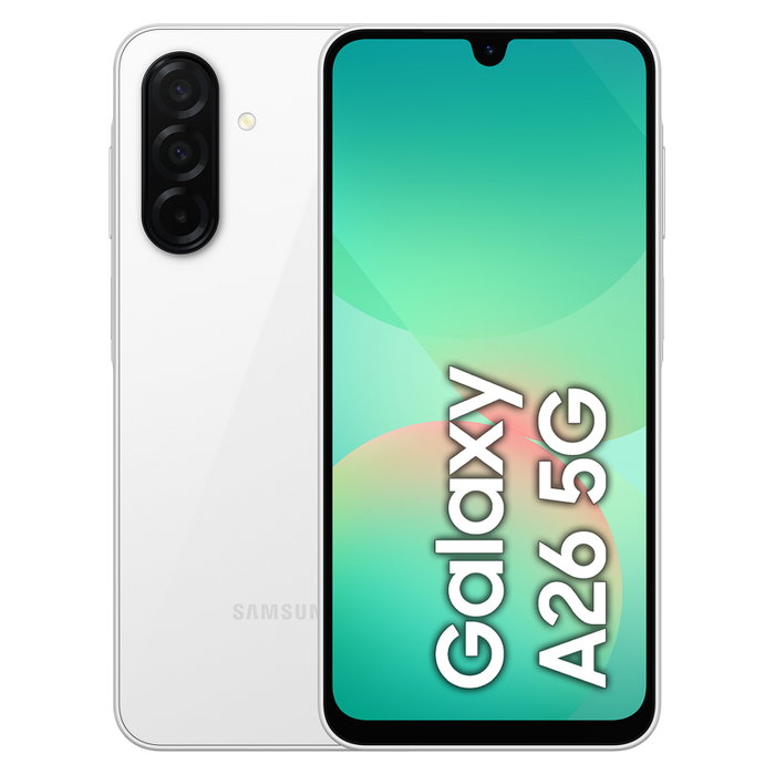 Samsung Galaxy A26 5G 128GB 6GB RAM Blanco Samsung Galaxy A26 5G 128GB 6GB RAM Blanco