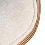 Ixia Silla Crema-Marrón Tejido-Madera