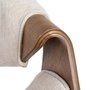 Ixia Silla Crema-Marrón Tejido-Madera