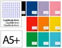 Liderpapel Libreta A5+ Smart 16 Hojas 75gr Cuadro 4mm Con Margen