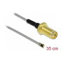 DeLOCK 90398 Cable Coaxial SMA a MHF 0,35 m